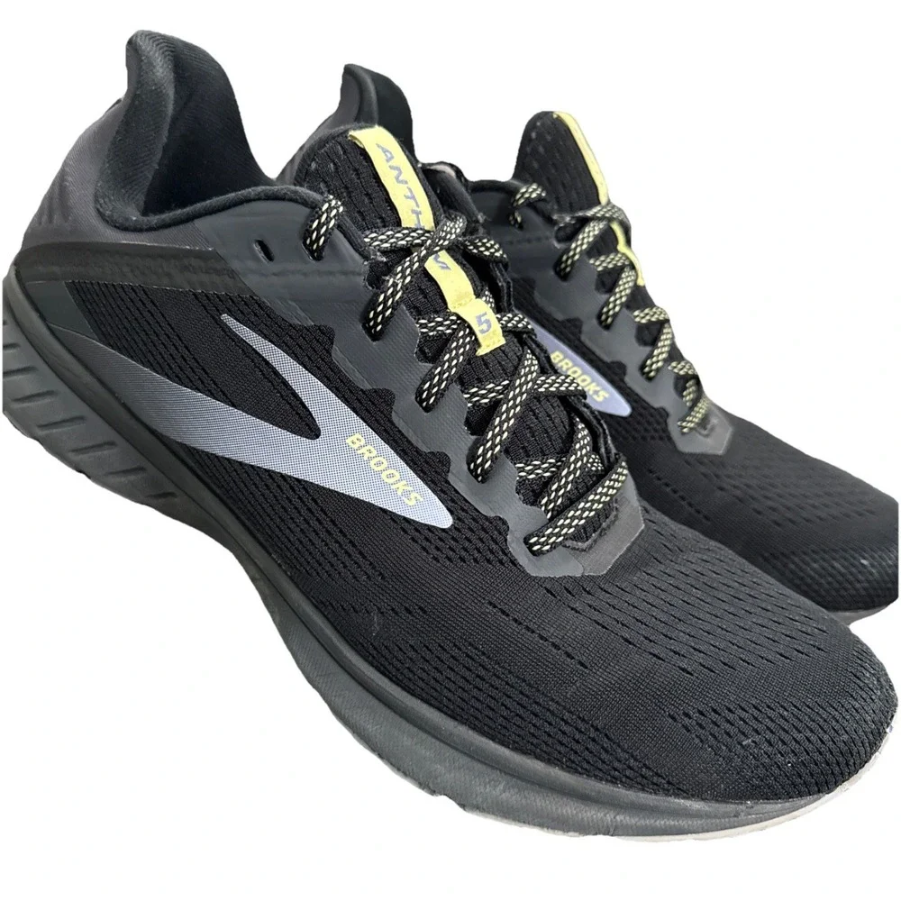 Brooks Anthem 5 Running Shoes‎ Women's Sz 8 Black Gray Athletic Road Trainers